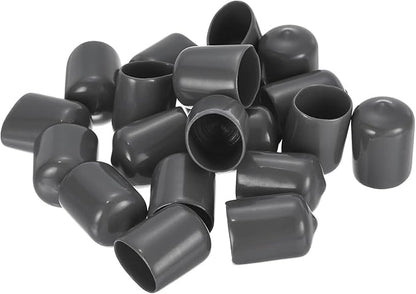 uxcell 20pcs Rubber End Caps 16mm ID Vinyl PVC Round Tube Bolt Cap Cover Screw - Image 4