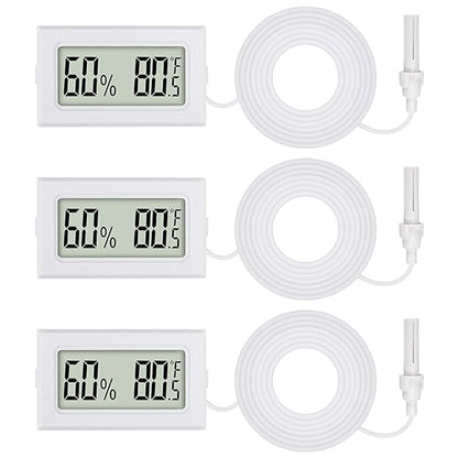 3Pcs Mini Digital Thermometer Hygrometer by Unknown