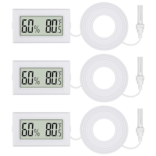 3Pcs Mini Digital Thermometer Hygrometer by Unknown