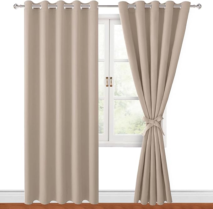 Hiasan Blackout Curtains for Bedroom, 60 x 84 Inches Long by Hiasan