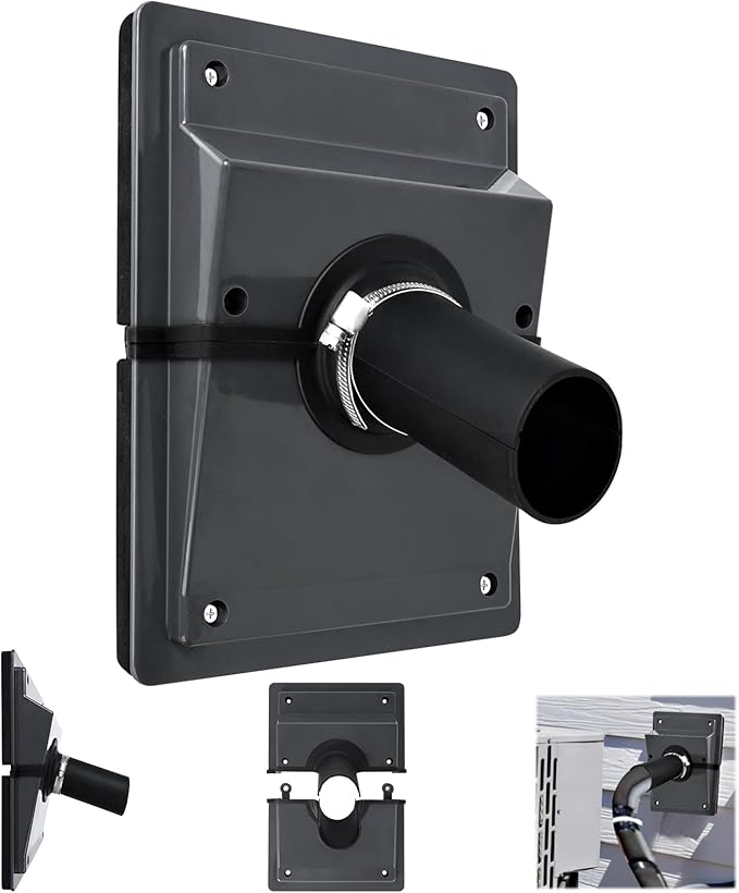 HVAC Wall Penetration and Duct Kit Cover, Split Air Conditioning Duct Kit Wall by Eascor