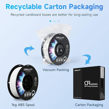 Creality ABS Filament 1.75mm, 3D Printer Filament, No-Tangling, Strong Bonding - Image 6