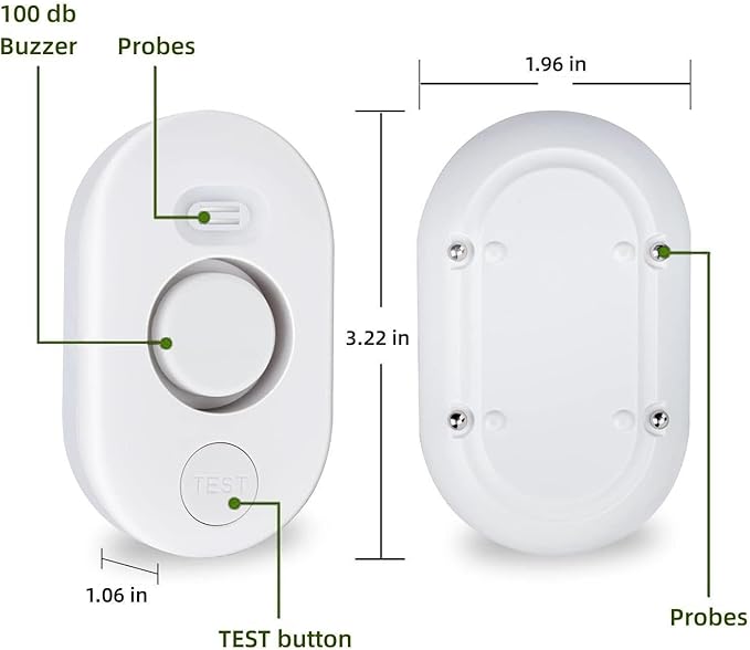 Water Leak Detector Sensor Alarm: Home Water Flooding Monitor Smart Sink - Image 5