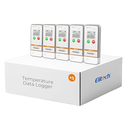 Elitech USB Digital Temperature Humidity Data Logger by Elitech
