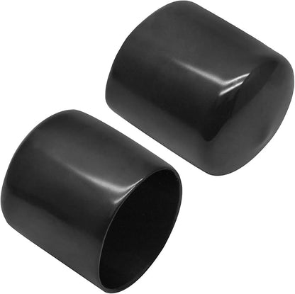12Pcs Round Rubber End Caps 1-3/4" ID Vinyl Flexible Bolt Chair Foot Covers - Image 3