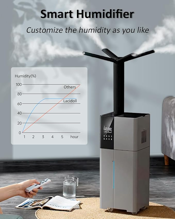 Humidifier Large Room, 26L/6.8Gal Whole House Humidifiers - Image 3