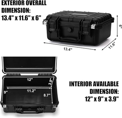Mayouko 13.4" Waterproof Plastic Toolbox - Image 3