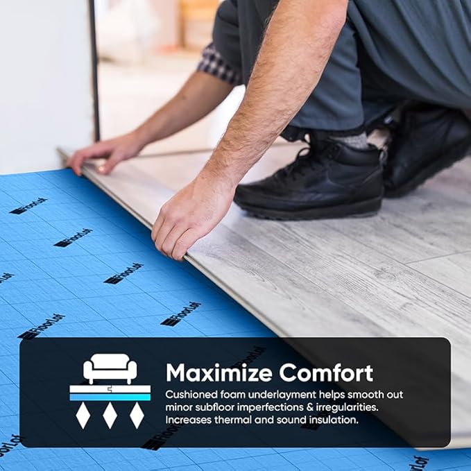 BlueStep Underlayment with Moisture Barrier - Image 5