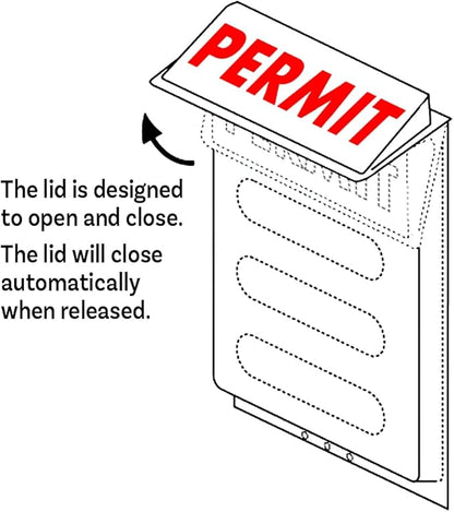 Mediz Outdoor Permit Brochure Box - Image 5