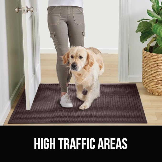 GORILLA GRIP Front Door Mat, Indoor Outdoor Ultra Absorbent HydroAbsorb Doormat - Image 6