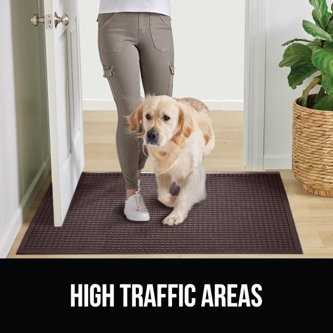 GORILLA GRIP Front Door Mat, Indoor Outdoor Ultra Absorbent HydroAbsorb Doormat - Image 6