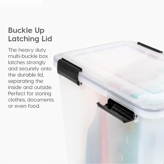 IRIS USA WeatherPro 74 Qt Storage Bins - Image 2