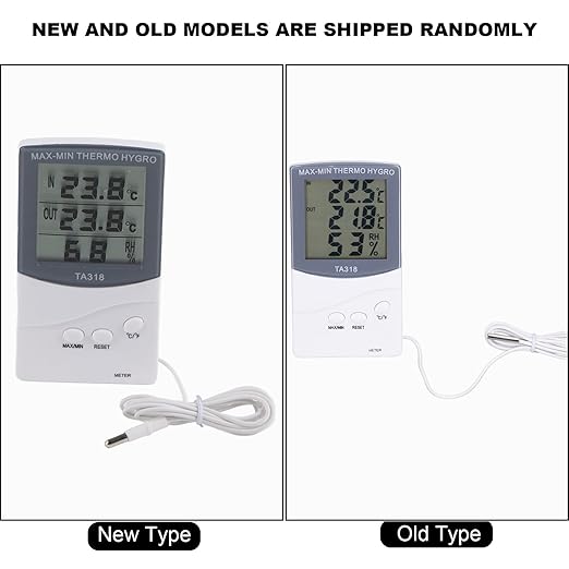 Indoor Outdoor Thermometer, Accurate Digital Hygrometer Indoor Thermometer - Image 4
