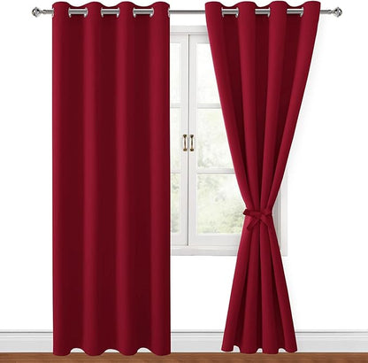 Hiasan Blackout Curtains for Bedroom, 52 x 96 Inches Long by Hiasan