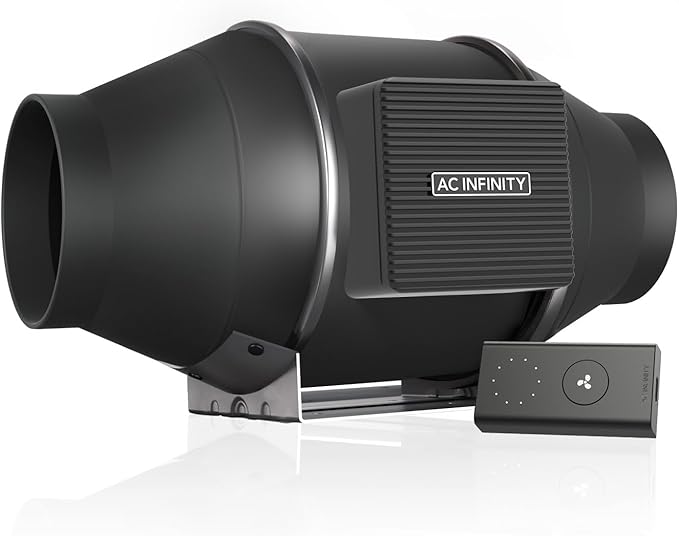 AC Infinity CLOUDLINE PRO S4, Quiet 4” Inline Duct Fan by ACInfinity