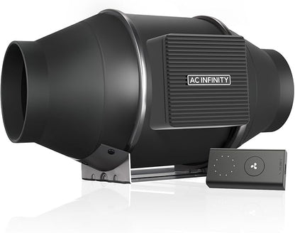 AC Infinity CLOUDLINE PRO S4, Quiet 4” Inline Duct Fan by ACInfinity