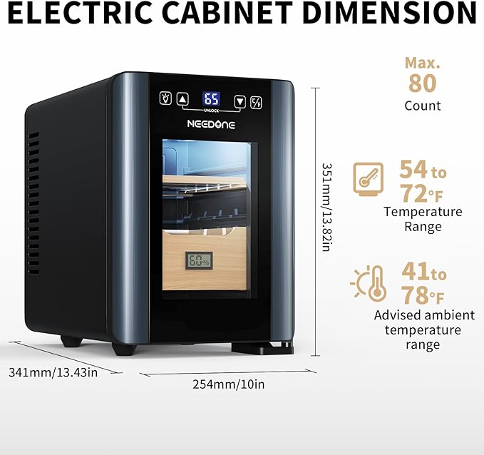 NEEDONE 80 Count Cabinet with Heating and Cooling Electric Quiet Temperature - Image 8