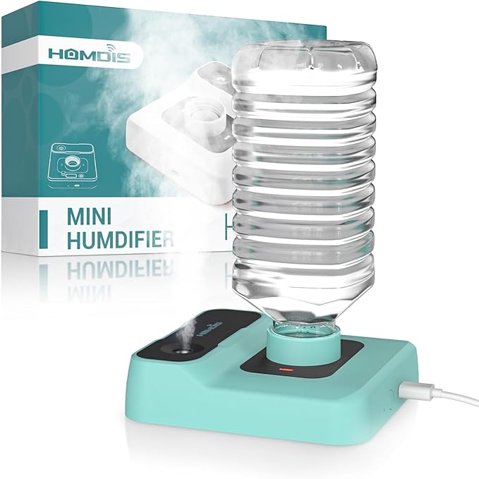 Portable Humidifiers for Travel, Small Mini Humidifier by HOMDIS