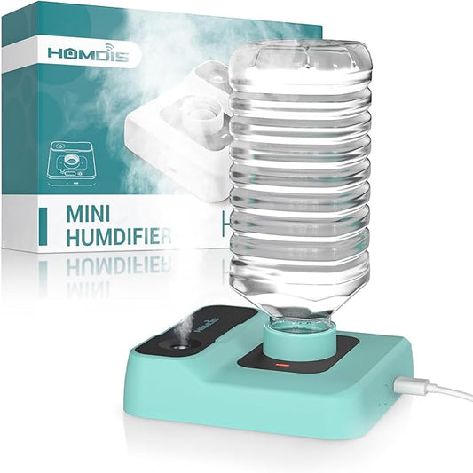 Portable Humidifiers for Travel, Small Mini Humidifier by HOMDIS