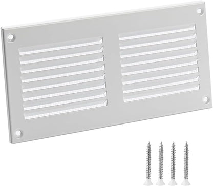 6x2 Vent Cover - White HVAC Return Air Grille by TURvent