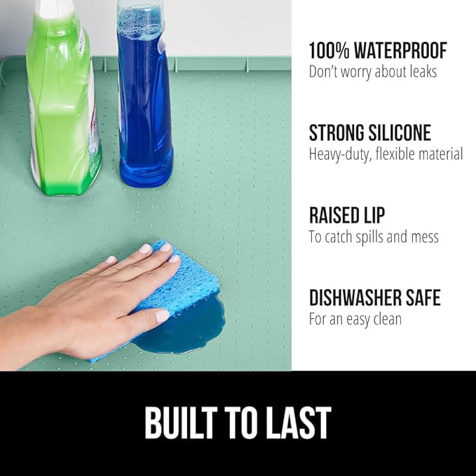 GORILLA GRIP Waterproof Silicone Under Sink Mat - Image 2