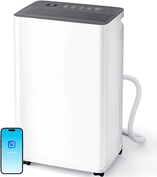 2500 sq.ft Dehumidifier for Basement, Smart APP WiFi Control, 35 Pint by Manastin