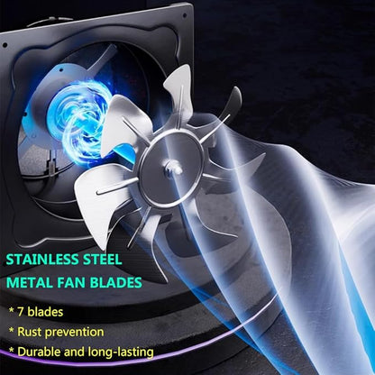 6 inch Exhaust Fan Metal Iron Ventilation Extractor, Silence - Image 4