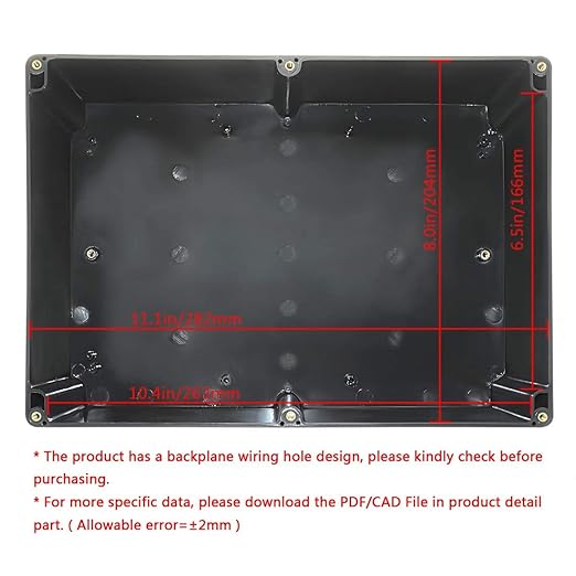 LeMotech Project Box ABS Plastic IP65 Waterproof Dustproof Electrical Junction - Image 2