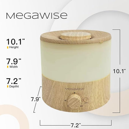 MEGAWISE 2025 Upgraded Ultrasonic Cool Mist Humidifier - Image 6