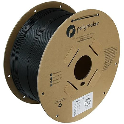 Polymaker Matte PLA for Production 1.75mm 2.5kg Black, 1.75mm 3D Printer PLA by Polymaker
