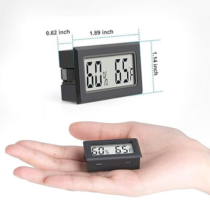 6 Pack Mini Indoor Temperature Humidity Meter Gauge Thermometer Hygrometer LCD - Image 5