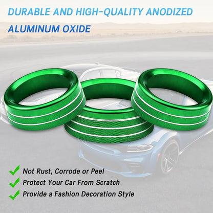 3PCS Air Conditioner Switch Button Knob Cover, Auto Accessories Climate Control - Image 7