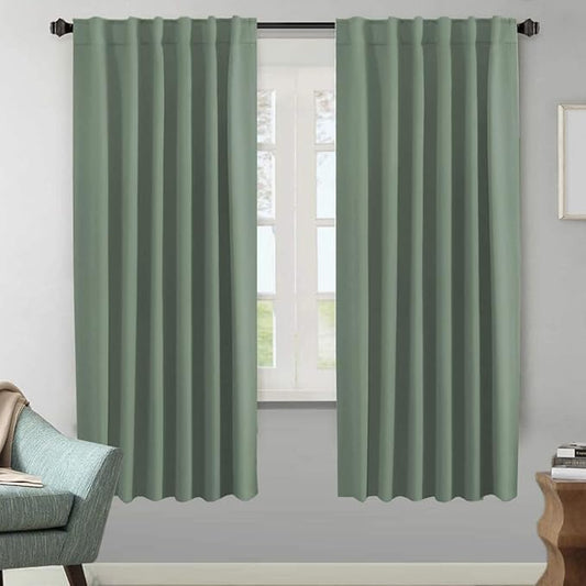 H.VERSAILTEX Blackout Curtains Thermal Insulated Window Treatment Panels Room by HVERSAILTEX