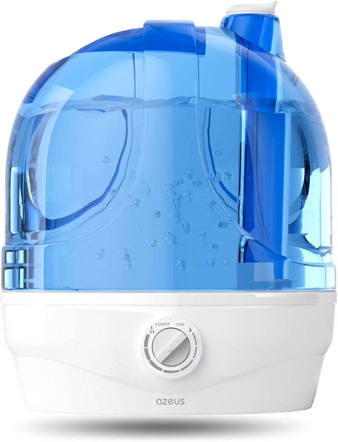 AZEUS Humidifiers for Bedroom, 2.8L Ultrasonic Cool Mist Humidifiers for Home by AZEUS