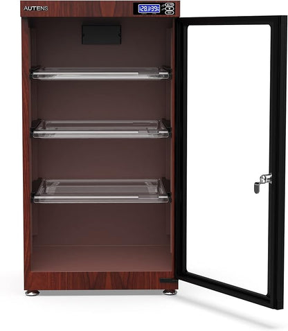 AUTENS 105L Dehumidifying Dry Cabinet Box, Wood grain Design Digital Control - Image 8