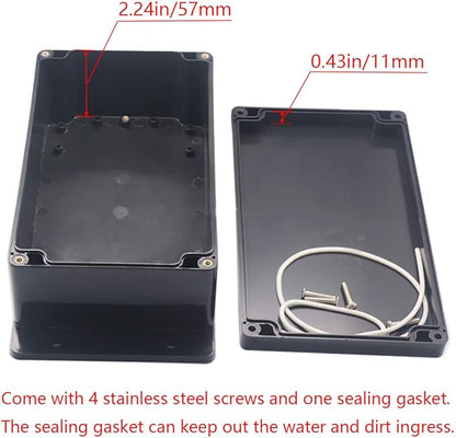 Project Box ABS Black Electrical Boxes IP65 Outdoor Waterproof Box Electronic - Image 5