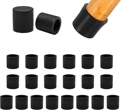 3/4" Silicone Chair Leg Floor Protectors, Rubber Chair Leg Caps, Non-Slip by EASYEAH