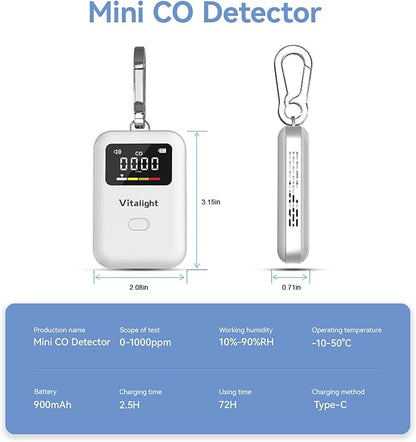Carbon Monoxide Detector, Mini CO Detector - Image 3
