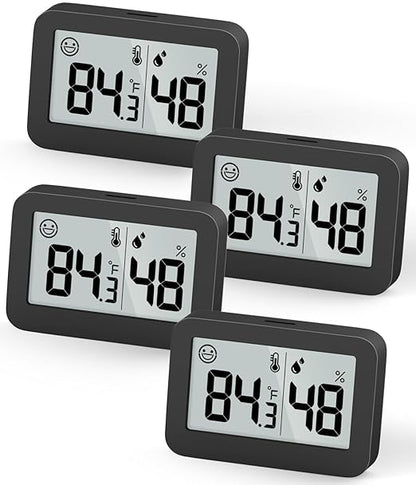 DOOMAY Mini Hygrometer Indoor Thermometer, Humidity Gauge by DOOMAY