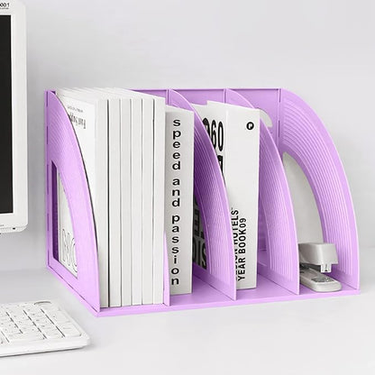 Marte Vanci Magazine File Holder Vertical PP Folder Book Desktop Organizer - Image 7