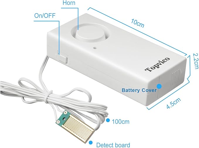 Topvico Water Leak Sensor Detector Flood Alarm - Image 4