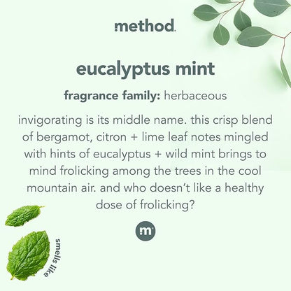 Method Daily Shower Spray Cleaner, Eucalyptus Mint, - Image 3