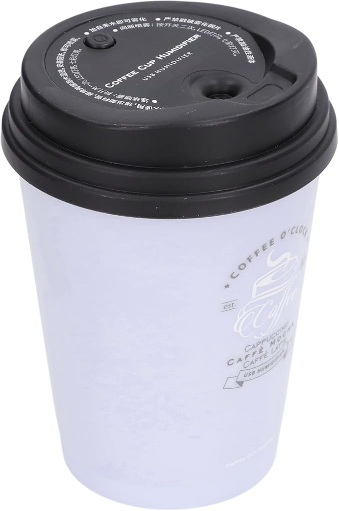 Coffee Cup Humidifier, Compact Lightweight Cute Desktop Humidifier - Image 6