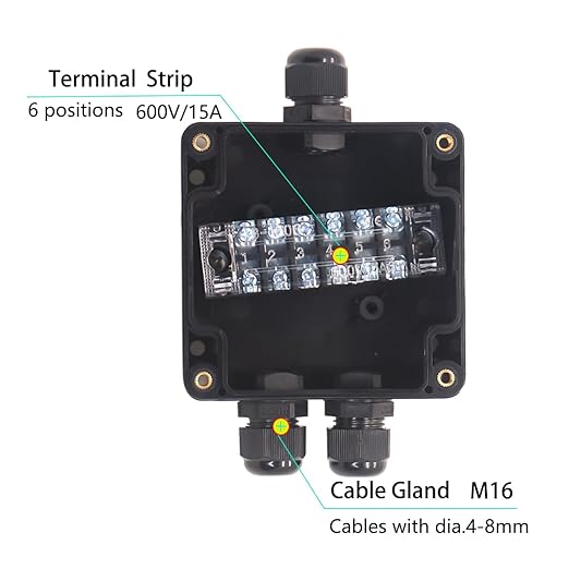 Watertight Junction Box, IP67 Waterproof Electrical Project Box - Image 2