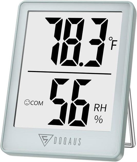 DOQAUS Digital Hygrometer Indoor Thermometer Humidity Gauge Room Thermometer by DOQAUS