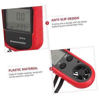 Cabilock Mini Digital Handheld Anemometer Air Flow Measurement Wind Air Velocity - Image 8