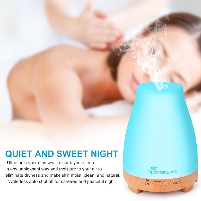 Diffuserlove Essential Oil Diffusers 200ML Remote Control Diffuser Mist - Image 5