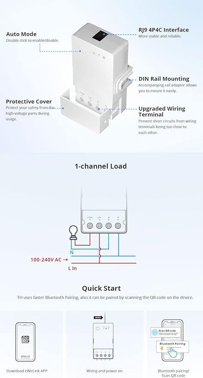 Smilewolf TH Elite 16A/20A WiFi Smart Switch Temperature and Humidity - Image 9