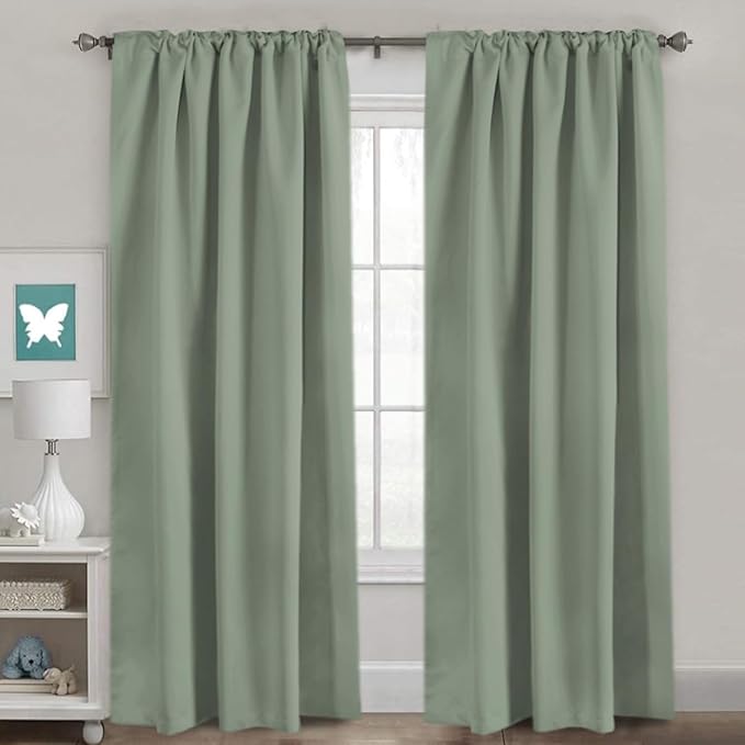 H.VERSAILTEX Blackout Curtains Thermal Insulated Window Treatment Panels Room - Image 2