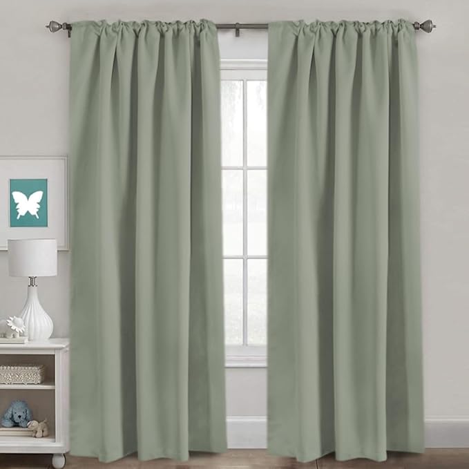 H.VERSAILTEX Blackout Curtains Thermal Insulated Window Treatment Panels Room - Image 2
